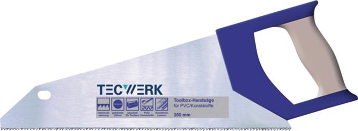 TECWERK 2000814252 Handsäge Blatt-L.350mm 12 feine Spezialzahnung TECWERK 200081