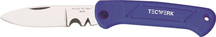 TECWERK 2000817906 Kabel-/Elektrikermesser L.190mm Klingen-L.80mm 1-teilig,klapp
