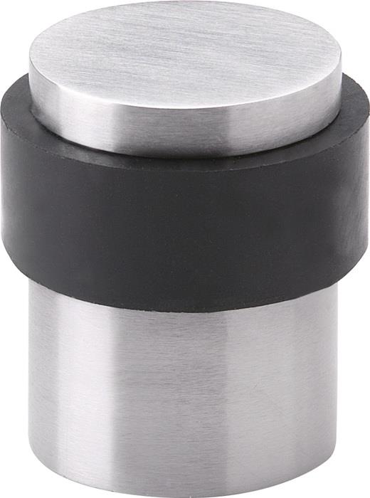 TECWERK  Bodentürpuffer 3693 TS Ø 35 mm Höhe 39 mm matt Dübelmontage