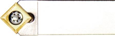 TECWERK  Klemmdrehhalter  SSDCN1616H09 vernickelt Außendrehen