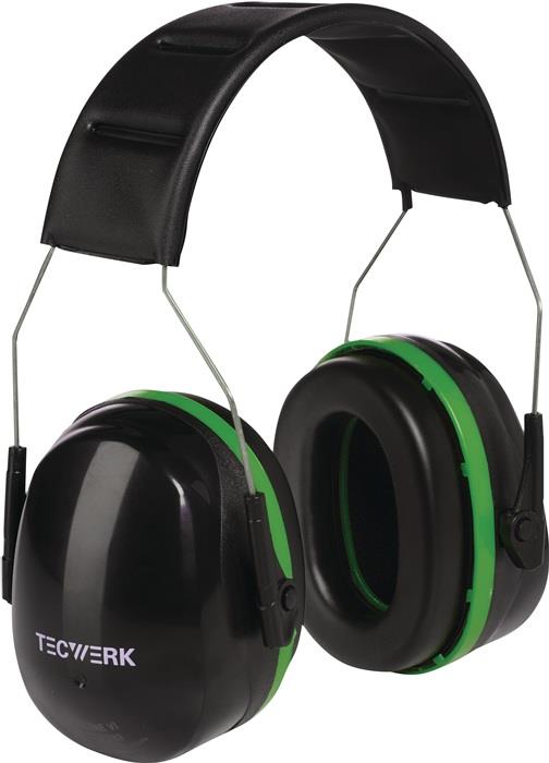 TECWERK  Gehörschutz SAFELINE VI EN 352-1:2020 SNR 30 dB gepolsterter Kopfbügel