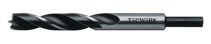 TECWERK 2000863103 Maschinenholzspiralbohrer D.3,0mm Gesamt-L.61mm CV-Stahl TECW
