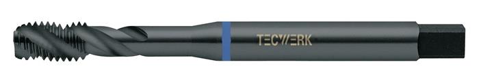 TECWERK 2000867276 Maschinengewindebohrer DIN 371C VA M6x1mm HSS-Co nitr.u.vapor