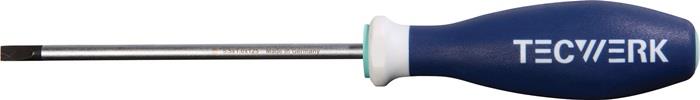 TECWERK 2000827021 Schraubendreher Schneiden-B.5,5mm Klingen-L.125mm 3K-Griff Ru