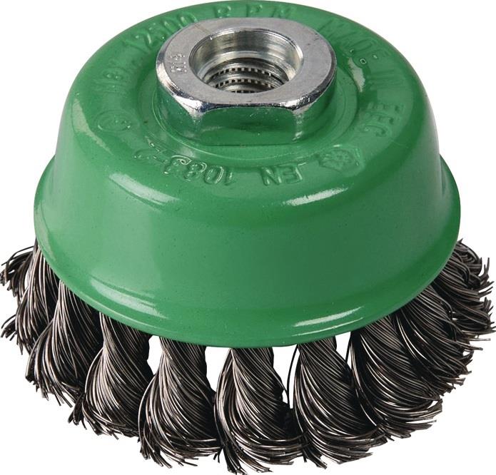 TECWERK 2000841164 Topfbürste D.65mm Drahtstärke 0,35mm VA 12500min-¹ TECWERK 20