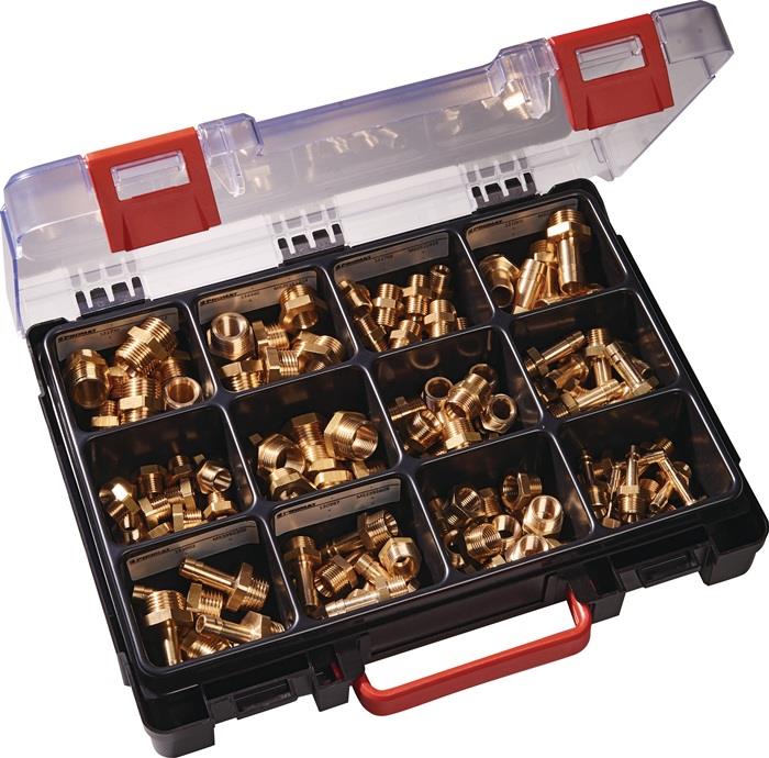 TECWERK  Sortimentsbox Messingdrehteile  120-teilig