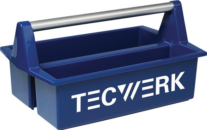 TECWERK 2000871304 Werkzeugtragekasten LxB420xH120mm 2 Fächer Ku.TECWERK 2000871
