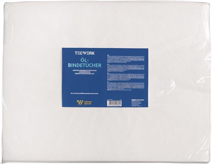 TECWERK 2000369660 Ölbindetücher L.40cm B.50cm S.1cm 10x10 Tü.Krt.TECWERK 200036