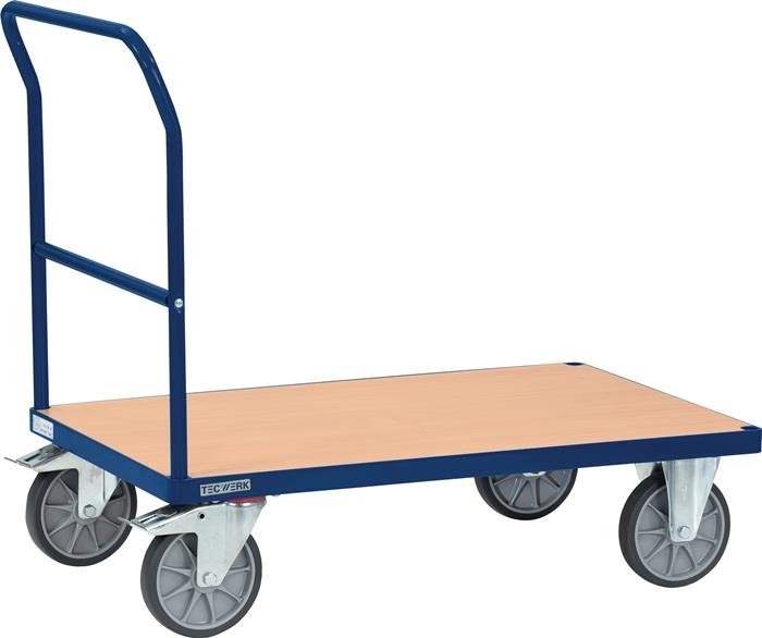 TECWERK 2000444141 Plattformwagen Ladeflächen L1200xB800mm STA saphirblau Trgf.6