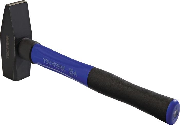TECWERK 2000811014 Schlosserhammer 1500g Stiel-L.380mm 3K-Stiel m.Stahlschutzhül