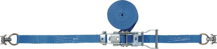 TECWERK 2000365130 Zurrgurt DIN 12195-2 L.4m B.25mm m.Ratsche+Airlinebeschlag LC