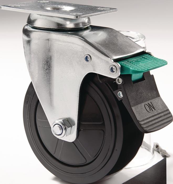 TECWERK  Rollen-Satz  4-teilig 4 Rollen schwenkbar passend für 2000 871 506