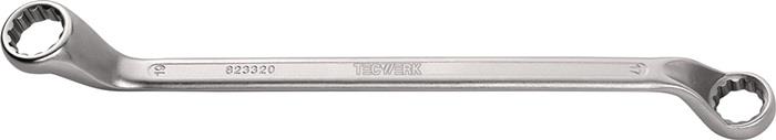 TECWERK 2000823300 Doppelringschlüssel 6x7mm 168mm tief gekr.TECWERK 2000823300