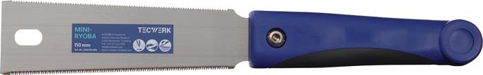 TECWERK  Japansäge/Feinzugsäge Mini Ryoba Blattlänge 150 mm Gesamtlänge 330 mm g