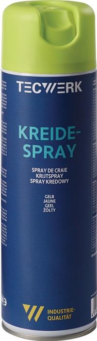 TECWERK 2000354231 Kreidespray gelb 500ml Spraydose TECWERK 2000354231