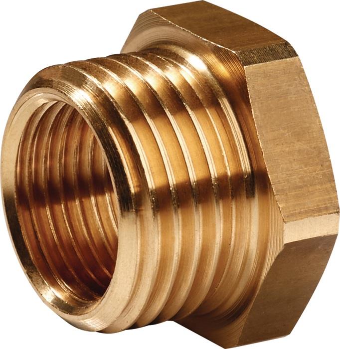 TECWERK 2000351960 Reduziernippel MS AG G 1/2 Zoll IG G 1/4 Zoll SW 22mm TECWERK