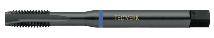 TECWERK 2000867206 Maschinengewindebohrer DIN 371B VA M6x1mm HSS-Co nitr.u.vapor