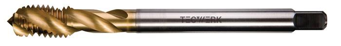 TECWERK 2000867320 Maschinengewindebohrer DIN 376C M18x2,5mm HSS-Co TiN 6H TECWE