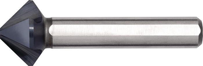 TECWERK 2000865176 Kegelsenker DIN 335C 90Grad D.8,3mm HSS Nano 3-Fl.schaft Z.3
