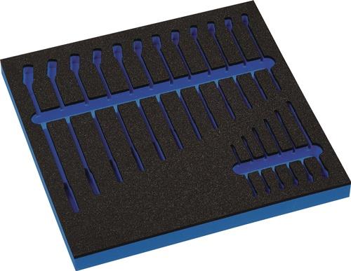 TECWERK 2000871213 Werkzeugmodul Leereinlage 2/3-Modul 2000 871 235 18-tlg.TECWE