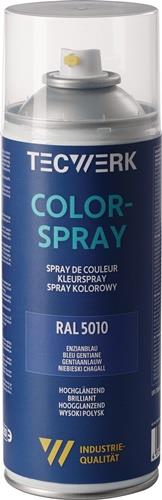 TECWERK 2000354208 Colorspray blau hochglänzend RAL 5010 400ml Spraydose TECWERK