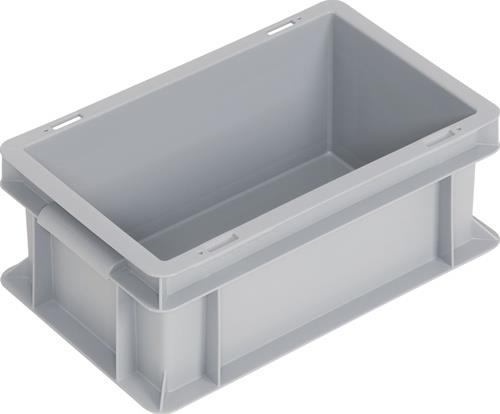 TECWERK 2000447798 Transportstapelbehälter L300xB200xH120mm grau PP Muschelgr.Se