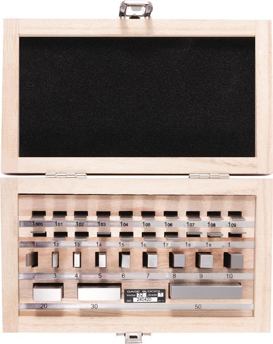 TECWERK  Parallelendmaß-Satz  Toleranzklasse 1 47 teilig Stahl