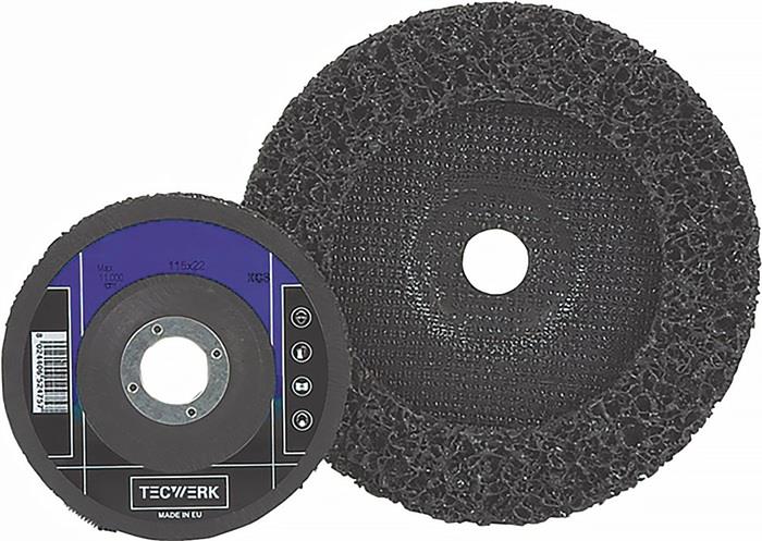 TECWERK 2000841844 Grobreinigungsscheibe Ø125x22mm ext.coarse Bohr.22,23mm TECWE