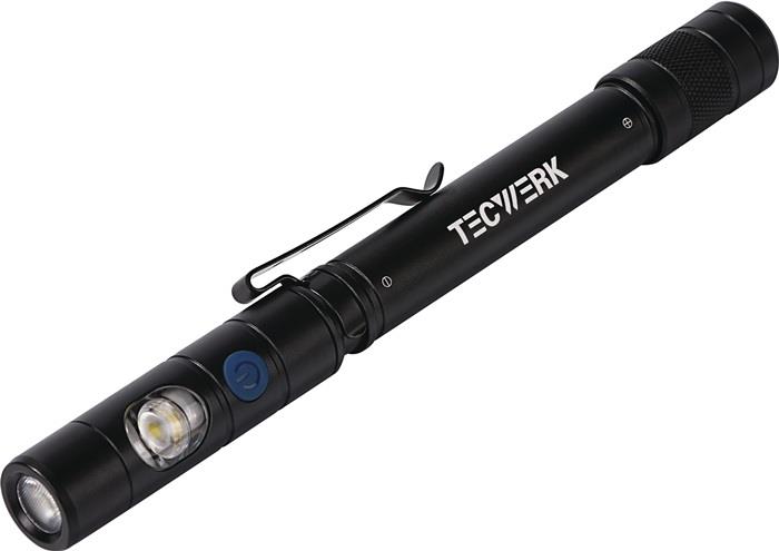 TECWERK 2000877187 LED-Stiftleuchte Li-ion 90m blau/schwarz TECWERK 2000877187