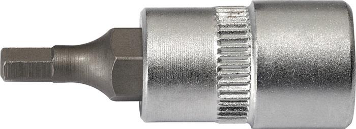 TECWERK  Steckschlüsseleinsatz  1/4 '' 6-kant Schlüsselweite 3 mm Länge 32 mm