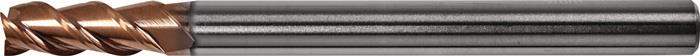 TECWERK  Schaftfräser TypN D.1mm Einsatz-L.3mm VHM TiSiN 45Grad HA   VHM · Mini-