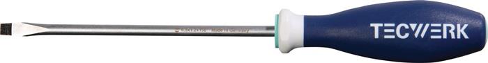 TECWERK 2000827023 Schraubendreher Schneiden-B.6,5mm Klingen-L.150mm 3K-Griff Ru