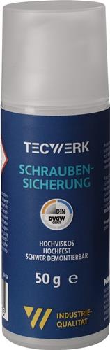 TECWERK 2000353913 Schraubensicherung 50g hf.hv.rot DVGW Pumpdosierer TECWERK 20