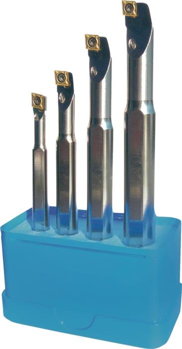 TECWERK  Bohrstangen-Set  SCLC-L 06 links vernickelt mit Innenkühlung 4 teilig