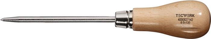 TECWERK 2000827142 Vorstecher/Aufreiber m.Rundspitze H-Heft Gesamt-L.190mm TECWE