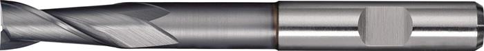 TECWERK 2000866154 Bohrnutenfräser TypN D.4mm HSS-Co8 TiCN Weldon Z.2 lang TECWE