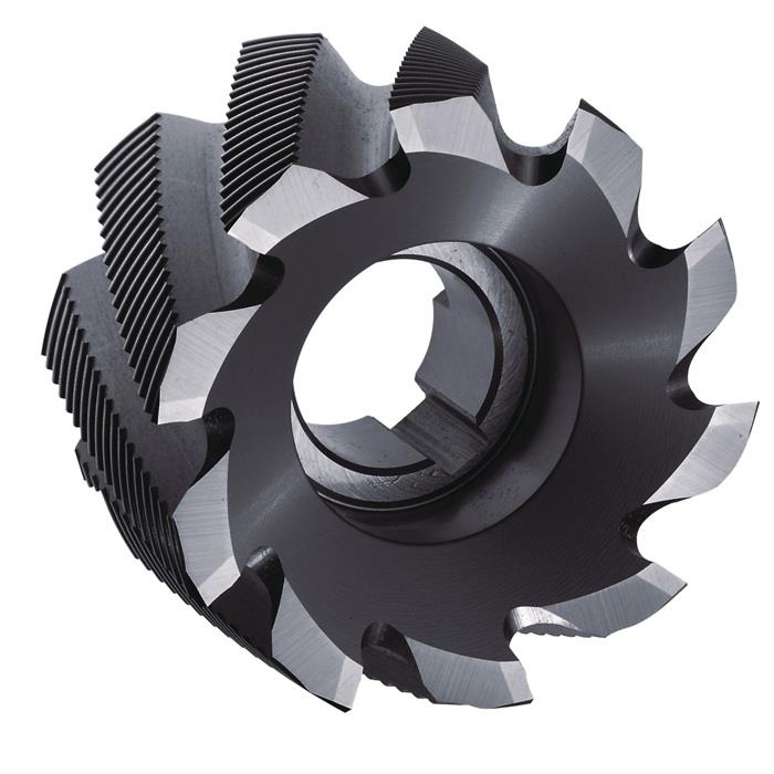 TECWERK 2000866674 Walzenstirnfräser DIN 1880 Typ HR D.80mm HSS-Co5 TiCN Z.10 TE