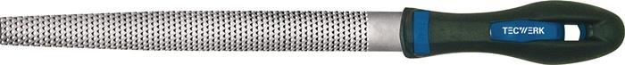 TECWERK 2000840537 Holzraspel DIN 7263 C L.250mm Q.25x7mm Hieb 2 halbrd.2K-Ergo