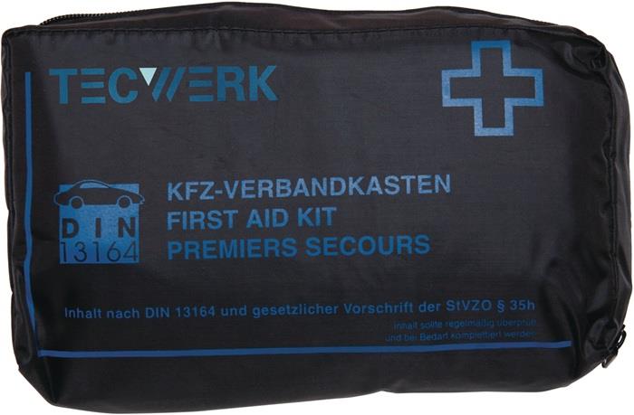 TECWERK 2000386005 KFZ Verbandtasche ultraTRAFFIC BAG B150xH70xT240ca.mm schwarz