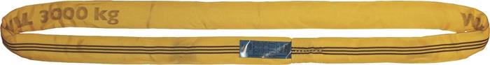 TECWERK 2000365147 Rundschlinge DIN EN 1492-2 Umfang 8m gelb Tragf.einf.3000kg T