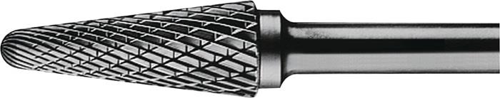 TECWERK 2000868741 Frässtift KEL D.8mm Kopf-L.25mm Schaft-D.6mm HM Verz.Kreuz TE