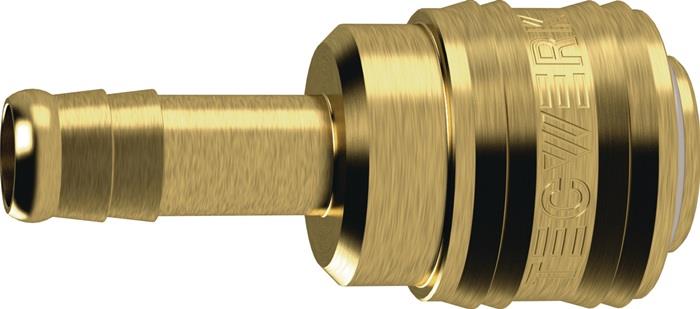 TECWERK 2000351917 Schnellver.Kup.DN 7,2,Tülle MS blk Schlauchweite LW 13 TECWER