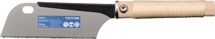 TECWERK  Japansäge/Feinzugsäge Mini Dozuki Blattlänge 150 mm Gesamtlänge 370 mm