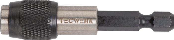 TECWERK  Bithalter  1/4 '' F 6,3 1/4 '' C 6,3 Schnellwechselfutter Länge 60 mm