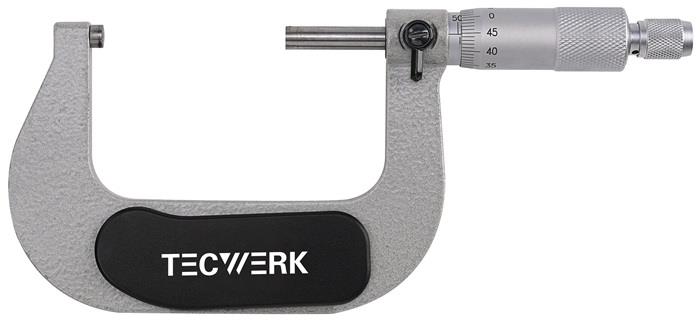 TECWERK 2000851153 Bügelmessschraube DIN 863/1 50-75mm Spindel-D.6,5mm TECWERK 2
