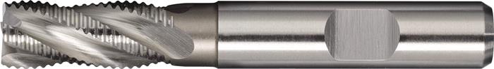 TECWERK 2000866492 Schaftfräser DIN 844 Typ HR D.8mm Einsatz-L.25mm HSS-Co5 Weld