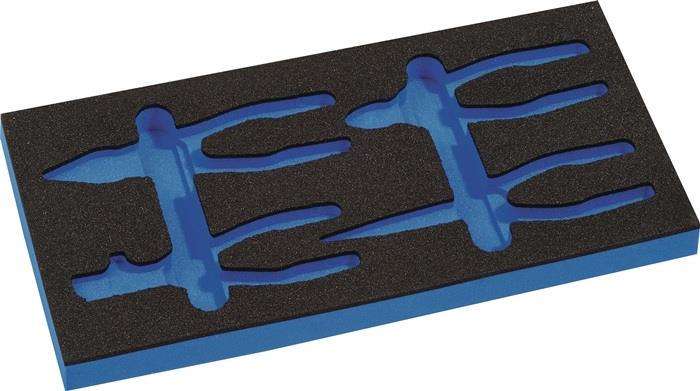 TECWERK 2000871209 Werkzeugmodul Leereinlage 1/3-Modul 2000 871 231 4-tlg.TECWER