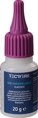 TECWERK 2000353928 Sekundenkleber elastisch 20g farblos Flasche TECWERK 20003539