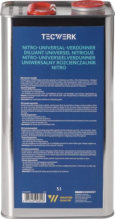 TECWERK  Nitrouniversalverdünner  5 l