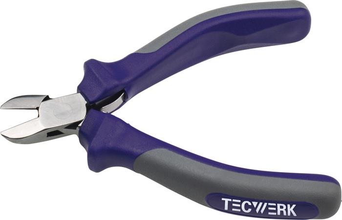 TECWERK  Elektronik-Seitenschneider  Länge 115 mm Facette nein rund